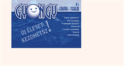 Desktop Screenshot of gyongy-fitness.hu